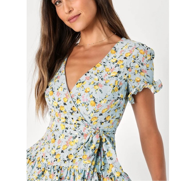 Lulu’s Tiered Floral Mini Dress - Picture 6 of 15